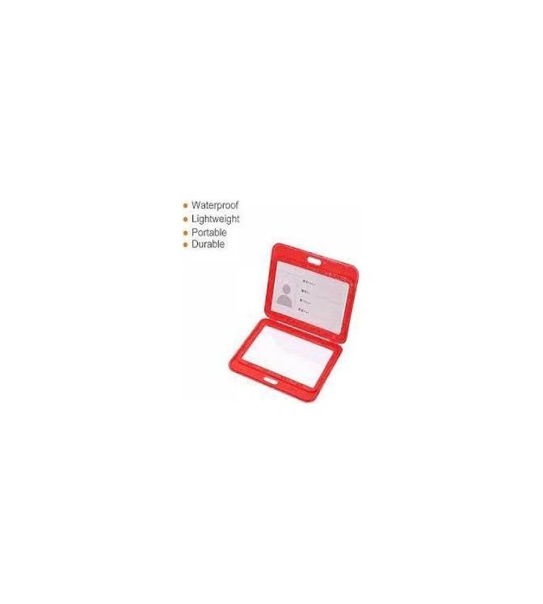 85x54mm Porte-Carte rouge Professionnel en Plastique , Pratique, Élégant et Sécurisé